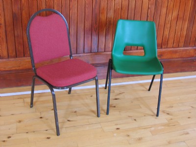 We have 2 style of chairs